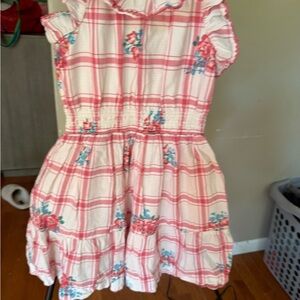 Polo Ralph Lauren Floral Pink and White Kids Dress